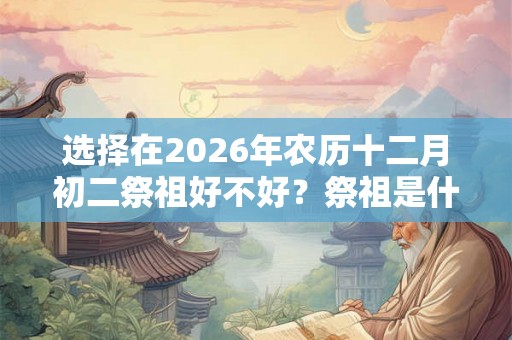 选择在2026年农历十二月初二祭祖好不好？祭祖是什么意思？