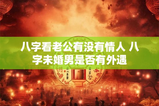 八字看老公有没有情人 八字未婚男是否有外遇 八字看老公有没有情人 八字未婚男是否有外遇