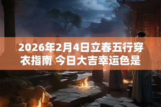 2026年2月4日立春五行穿衣指南 今日大吉幸运色是什么
