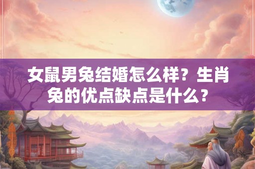 女鼠男兔结婚怎么样？生肖兔的优点缺点是什么？