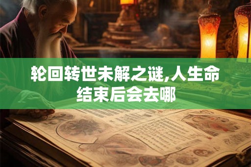轮回转世未解之谜,人生命结束后会去哪
