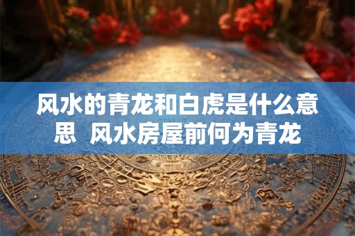 风水的青龙和白虎是什么意思  风水房屋前何为青龙