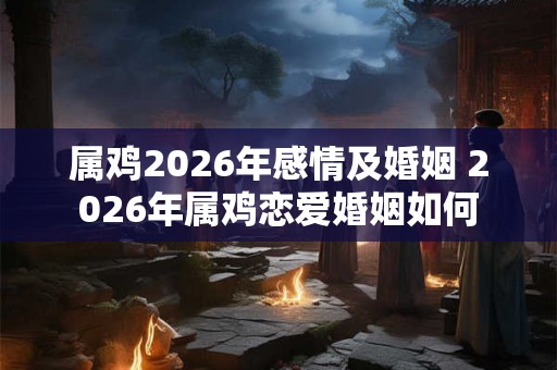 属鸡2026年感情及婚姻 2026年属鸡恋爱婚姻如何