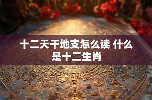 十二天干地支怎么读 什么是十二生肖