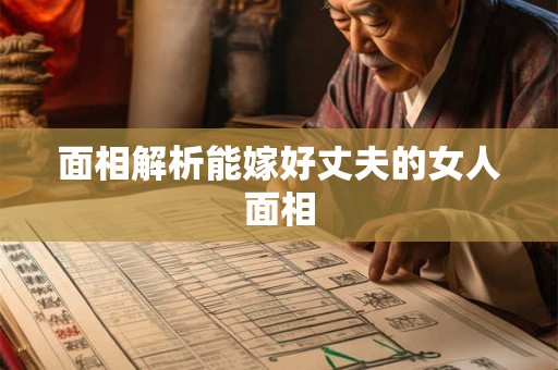 面相解析能嫁好丈夫的女人面相