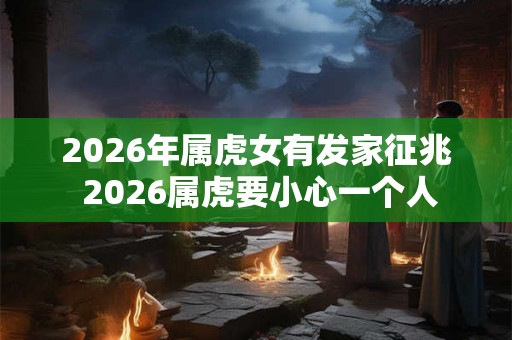 2026年属虎女有发家征兆 2026属虎要小心一个人