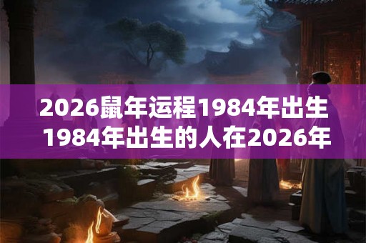 2026鼠年运程1984年出生 1984年出生的人在2026年鼠年的运势如何
