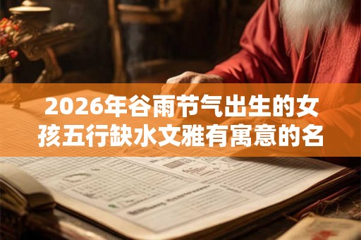 2026年谷雨节气出生的女孩五行缺水文雅有寓意的名字 2026年谷雨节气出生的女孩五行缺水文雅有寓意的名字