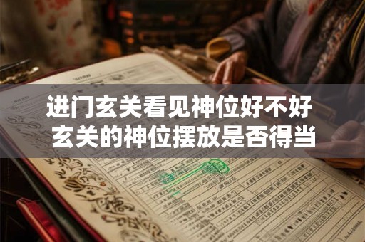 进门玄关看见神位好不好 玄关的神位摆放是否得当