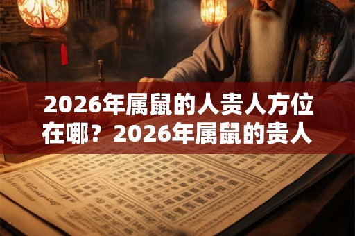 2026年属鼠的人贵人方位在哪?2026年属鼠的贵人属相? 2026年属鼠的人贵人方位在哪?2026年属鼠的贵人属相?