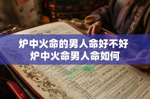 炉中火命的男人命好不好 炉中火命男人命如何