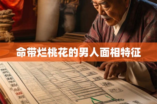 命带烂桃花的男人面相特征 命带烂桃花的男人面相特征