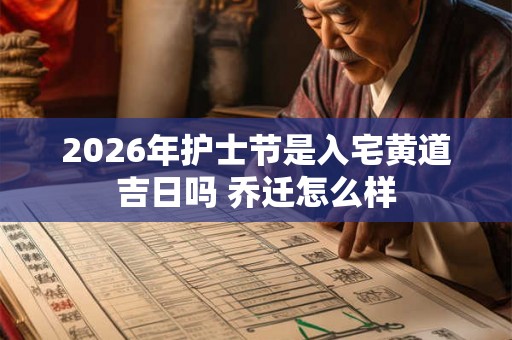 2026年护士节是入宅黄道吉日吗 乔迁怎么样
