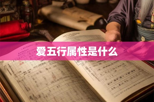 爱五行属性是什么 爱五行属性是什么
