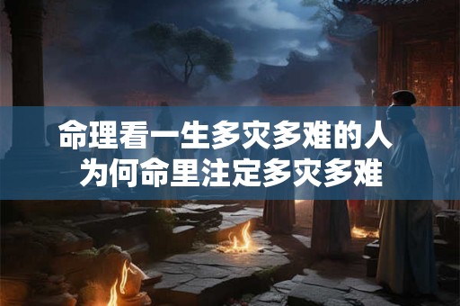 命理看一生多灾多难的人 为何命里注定多灾多难 命理看一生多灾多难的人 为何命里注定多灾多难