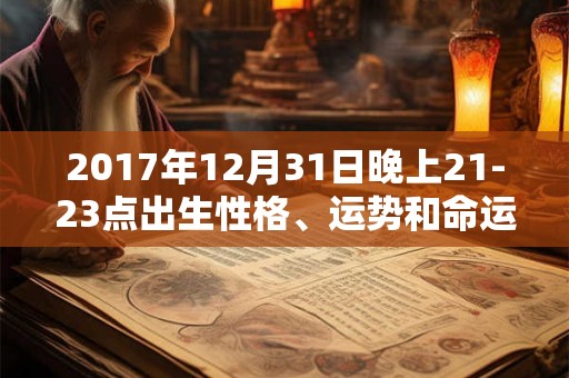 2017年12月31日晚上21-23点出生性格、运势和命运 2017年12月31日晚上21-23点出生性格、运势和命运