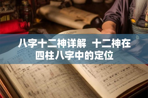 八字十二神详解  十二神在四柱八字中的定位