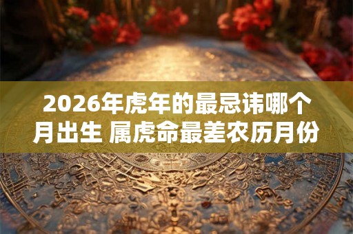 2026年虎年的最忌讳哪个月出生 属虎命最差农历月份