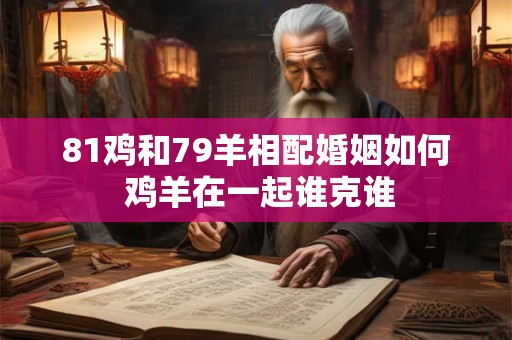 81鸡和79羊相配婚姻如何 鸡羊在一起谁克谁 81鸡和79羊相配婚姻如何 鸡羊在一起谁克谁