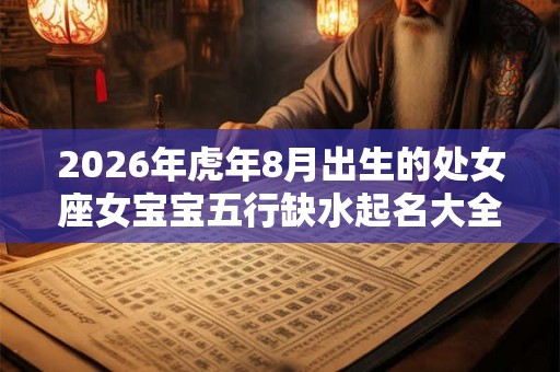 2026年虎年8月出生的处女座女宝宝五行缺水起名大全