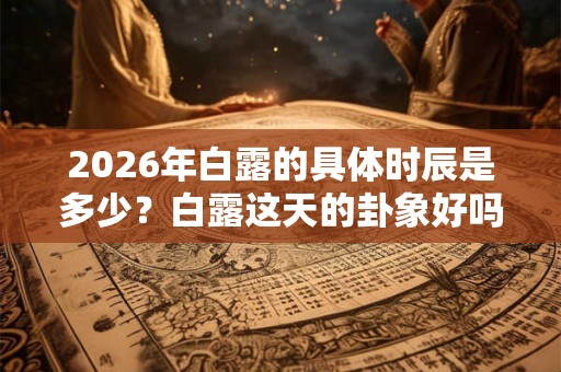 2026年白露的具体时辰是多少？白露这天的卦象好吗？