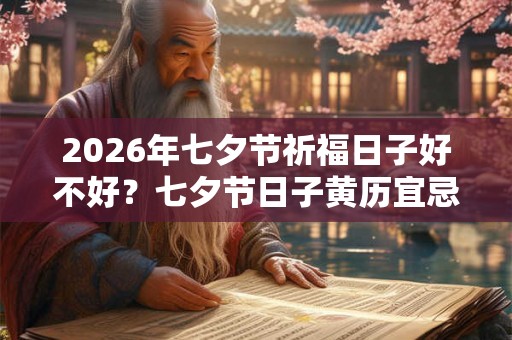 2026年七夕节祈福日子好不好？七夕节日子黄历宜忌？