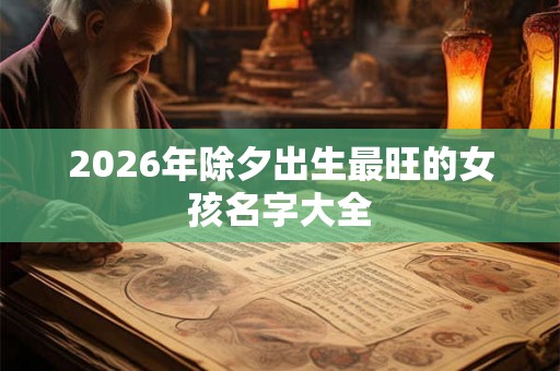 2026年除夕出生最旺的女孩名字大全