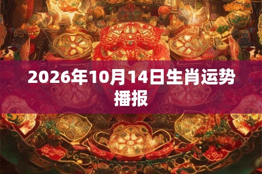 2026年10月14日生肖运势播报 2026年10月14日生肖运势播报
