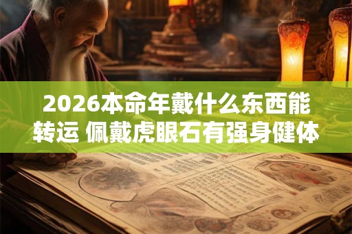 2026本命年戴什么东西能转运 佩戴虎眼石有强身健体作用