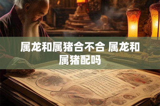 属龙和属猪合不合 属龙和属猪配吗 属龙和属猪合不合 属龙和属猪配吗