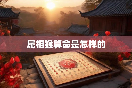 属相猴算命是怎样的