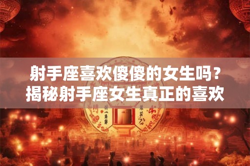 射手座喜欢傻傻的女生吗？揭秘射手座女生真正的喜欢方式
