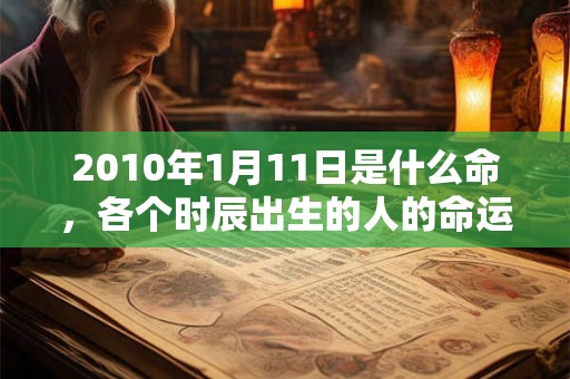 2010年1月11日是什么命,各个时辰出生的人的命运 2010年1月11日是什么命,各个时辰出生的人的命运