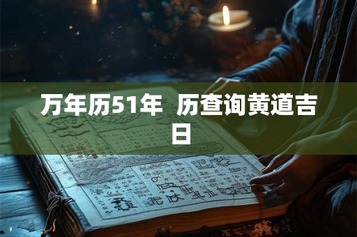 万年历51年 历查询黄道吉日 万年历51年 历查询黄道吉日
