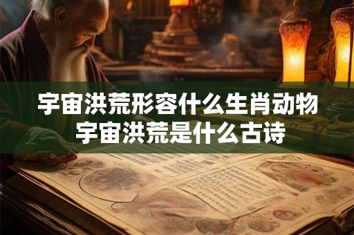 宇宙洪荒形容什么生肖动物 宇宙洪荒是什么古诗 宇宙洪荒形容什么生肖动物 宇宙洪荒是什么古诗
