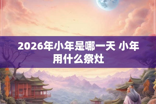 2026年小年是哪一天 小年用什么祭灶