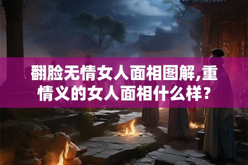 翻脸无情女人面相图解,重情义的女人面相什么样？