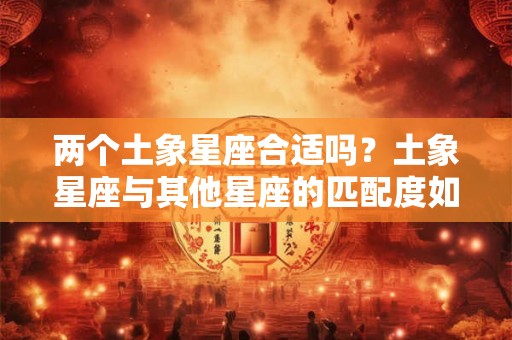 两个土象星座合适吗？土象星座与其他星座的匹配度如何呢？