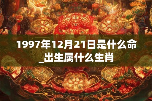 1997年12月21日是什么命_出生属什么生肖 1997年12月21日是什么命_出生属什么生肖