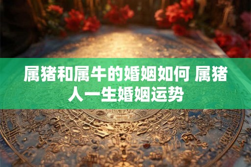 属猪和属牛的婚姻如何 属猪人一生婚姻运势