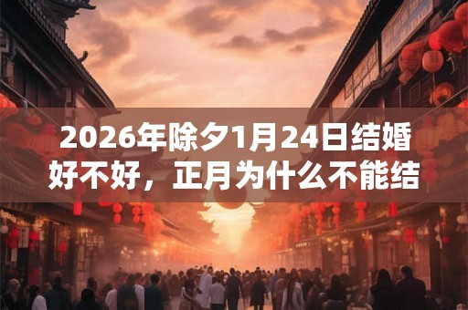 2026年除夕1月24日结婚好不好，正月为什么不能结婚？