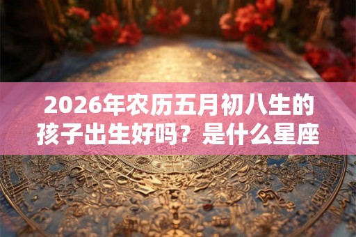2026年农历五月初八生的孩子出生好吗？是什么星座的？