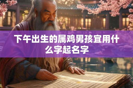 下午出生的属鸡男孩宜用什么字起名字