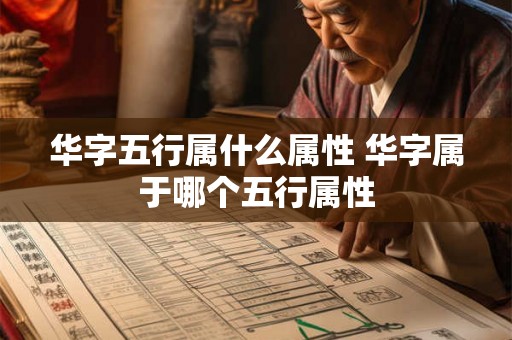 华字五行属什么属性 华字属于哪个五行属性 华字五行属什么属性 华字属于哪个五行属性