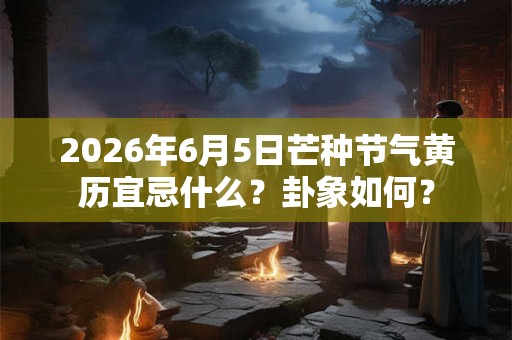 2026年6月5日芒种节气黄历宜忌什么？卦象如何？