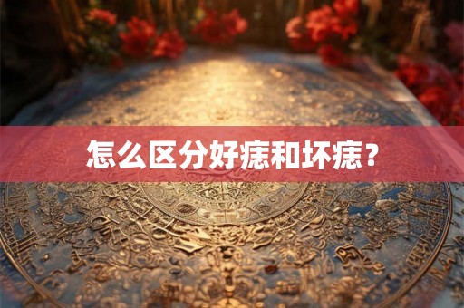 怎么区分好痣和坏痣？