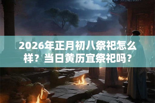 2026年正月初八祭祀怎么样？当日黄历宜祭祀吗？