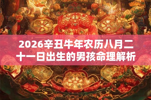 2026辛丑牛年农历八月二十一日出生的男孩命理解析！