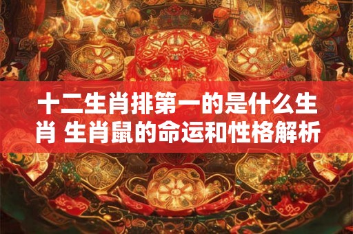 十二生肖排第一的是什么生肖 生肖鼠的命运和性格解析 十二生肖排第一的是什么生肖 生肖鼠的命运和性格解析