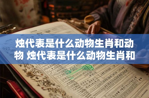烛代表是什么动物生肖和动物 烛代表是什么动物生肖和动物图片